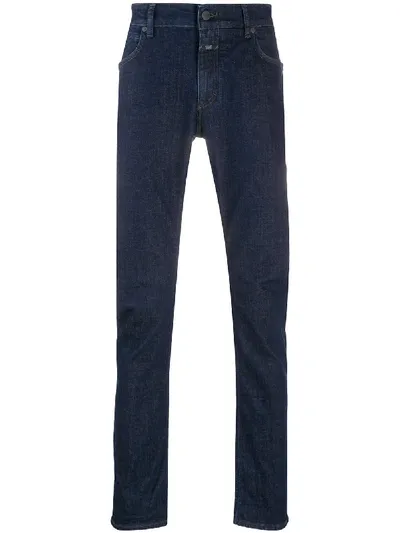 Closed Mid-rise Straight-fit Jeans In Blue