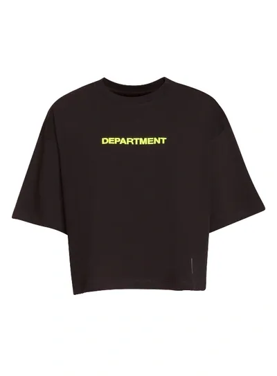 Department 5 Department Print Oversized T-shirt In Black