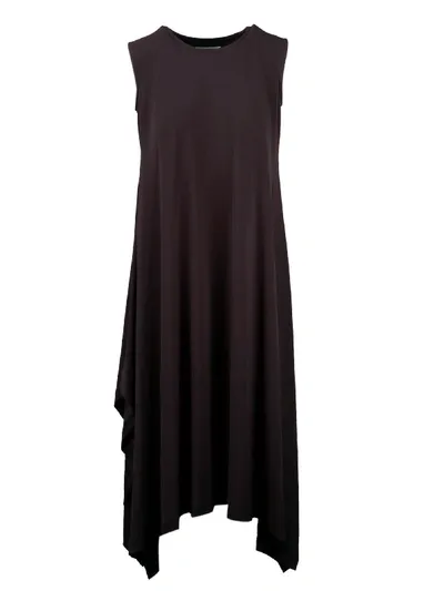 Issey Miyake Sleeveless Shift Dress In Black