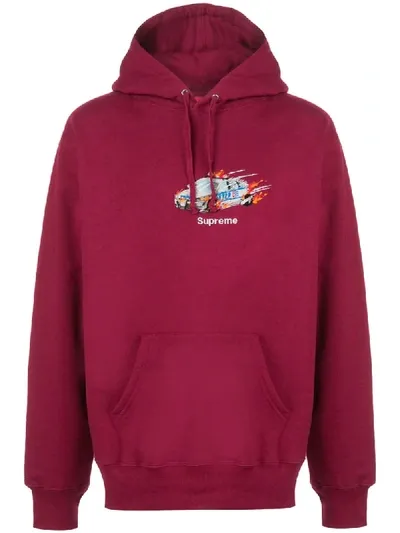 Supreme Cop Car Hoodie In Red