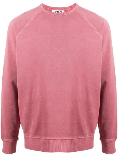 Ymc You Must Create Crew Neck Sweatshirt In Pink