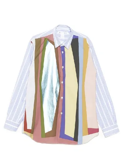 Comme Des Garçons Shirt Patchwork Shirt In Multi