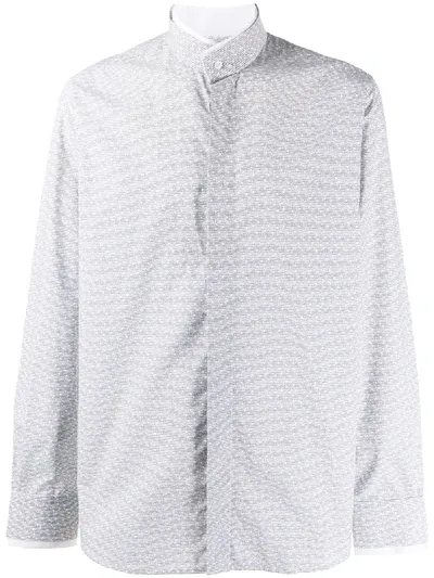 Karl Lagerfeld Mini Karl Block Logo Shirt In White