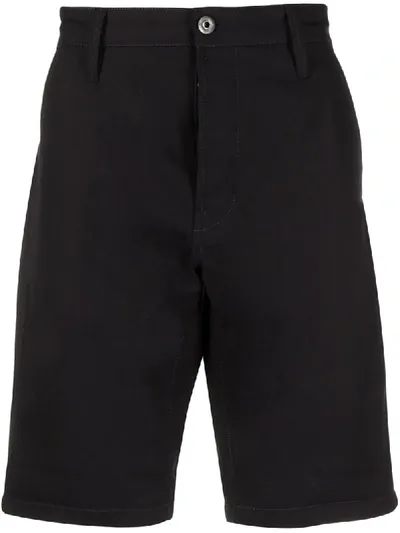 G-star Raw Straight-leg Cotton Shorts In Blue