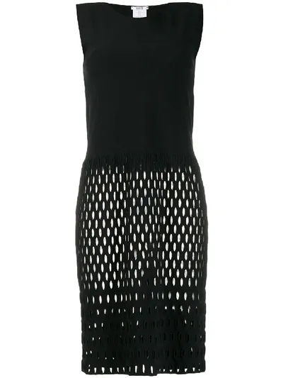 Wolford Alexa Laser-cut Sheath Dress In Black