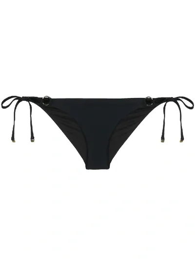 Calvin Klein Side Tie Bikini Bottom In Black