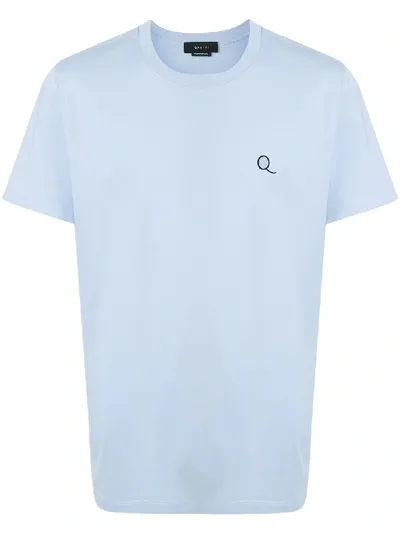 Qasimi T-shirt Mit Logo-stickerei In Blue