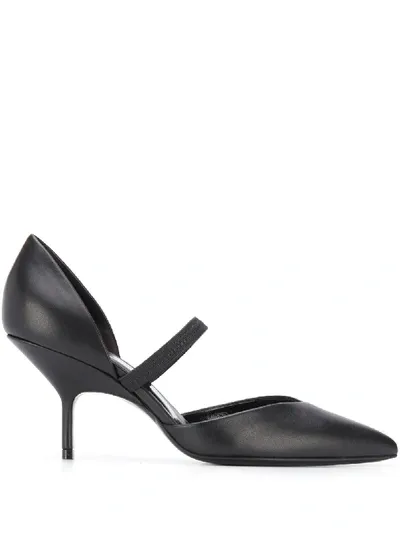 Pierre Hardy Pointed Kitten Heels In Black