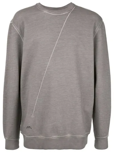 Diesel Red Tag X Acw Long Sleeve Sweatshirt In Grey