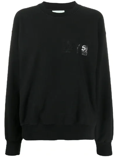 Aries Foil Logo Jumper In Black