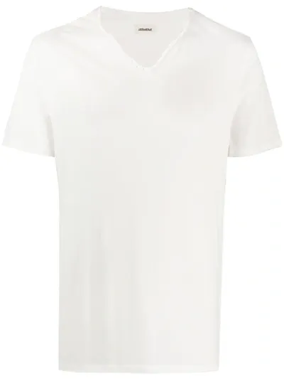 Zadig & Voltaire Graphic-print Short-sleeve T-shirt In White