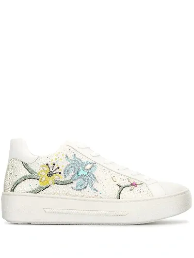 René Caovilla 'double Xtra' Sneakers In White