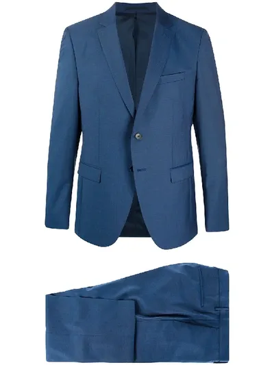 Hugo Boss Single Breasted Slim-fit Suit In Blue