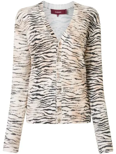 Sies Marjan Cardigan Mit Zebra-print In Brown