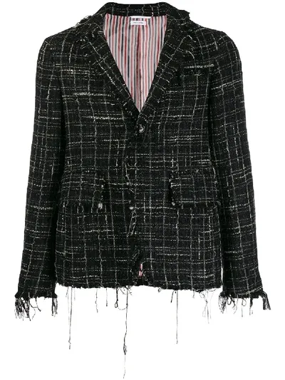 Thom Browne Tweed-sakko In Black