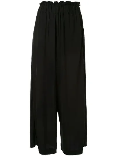 Henrik Vibskov Elasticated Waist Trousers In Black