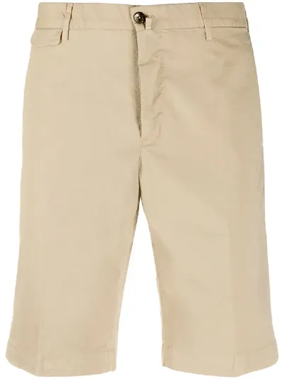 Pt01 Slim-fit Chino Shorts In Neutrals