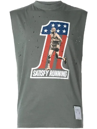 Satisfy Cult Sport Tank Top In Gray