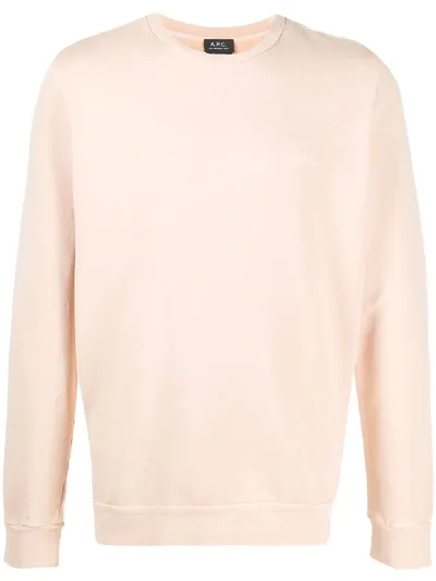 Apc Jersey Sweatshirt In Neutrals