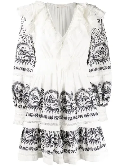 Ulla Johnson Bridget Victorian-print Cotton Dress In White