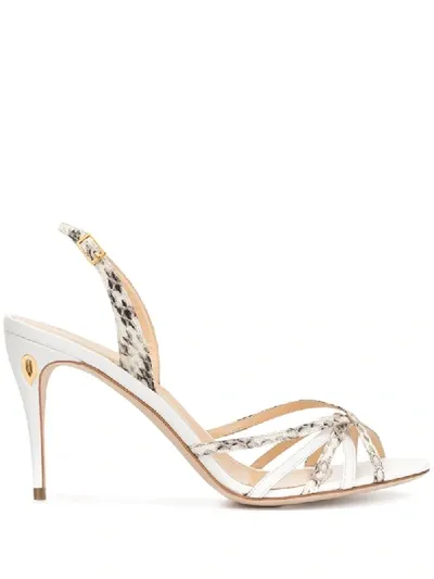 Jennifer Chamandi Roberto Open-toe Sandals In White