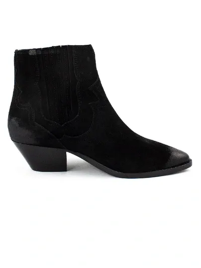 Ash Black Falcon Ankle Boots