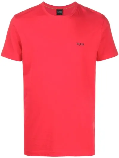 Hugo Boss Jersey T-shirt In Red