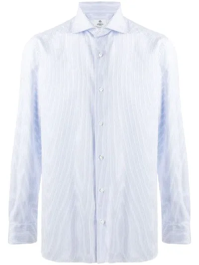 Borrelli Striped-print Cotton Shirt In White