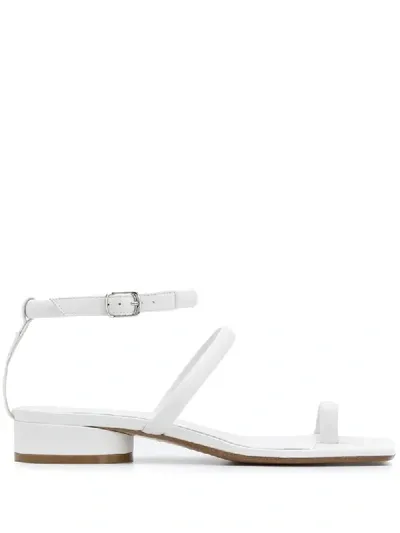 Maison Margiela Tabi Open Toe Sandals In White