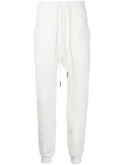 Andrea Ya'aqov Drawstring Track Trousers In White