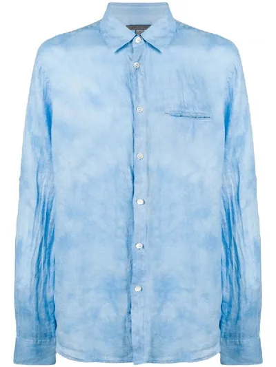 John Varvatos Jet-pocket Shirt In Blue