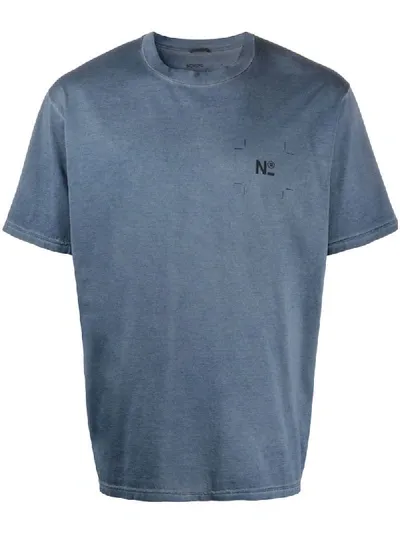 Nemen Pigment Crew Neck T-shirt In Blue