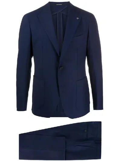 Tagliatore Slim-fit Two-piece Suit In Blue