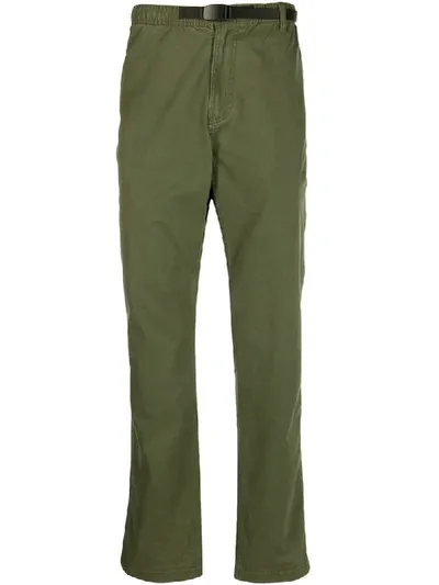 Gramicci Drawstring Waist Chino Trousers In Green