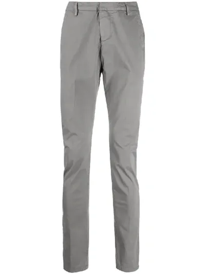 Dondup Slim Fit Chinos In Grey