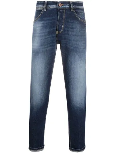 Pt05 Tapered Leg Jeans In Blue