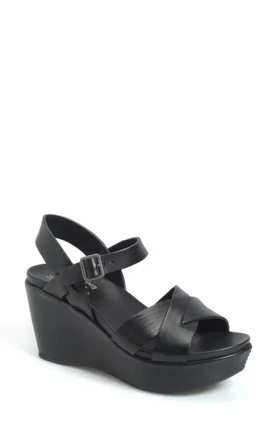 Kork-easer Kork-ease® 'ava 2.0' Platform Wedge Sandal In Black