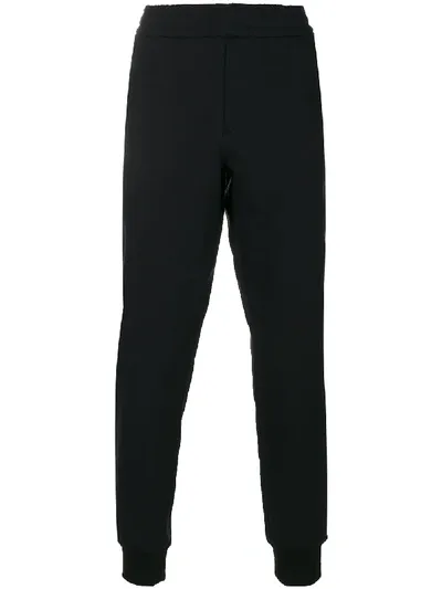 Ps By Paul Smith Cuffed-leg Logo Track Trousers In Blue