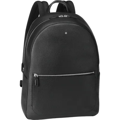 Montblanc Meisterstück Soft Grain Medium Backpack In Black