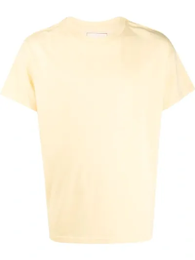 Jeanerica Marcel Crew Neck T-shirt In Yellow