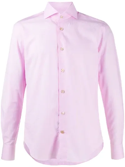 Kiton Classic Collar Shirt In Pink