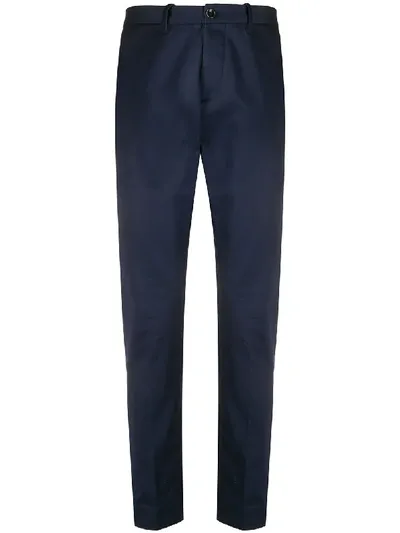 Nine In The Morning Slim-fit Trousers In Blue