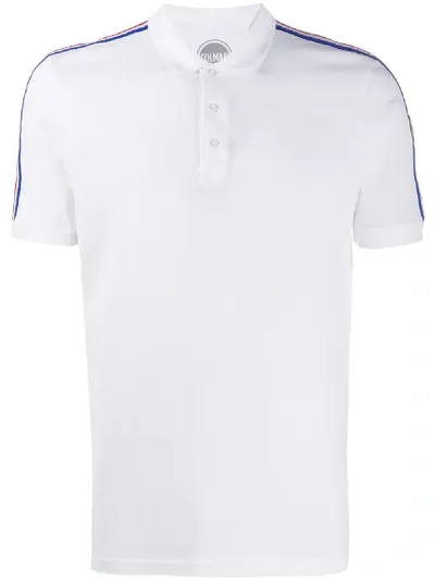 Colmar Stripe-detail Polo Shirt In White