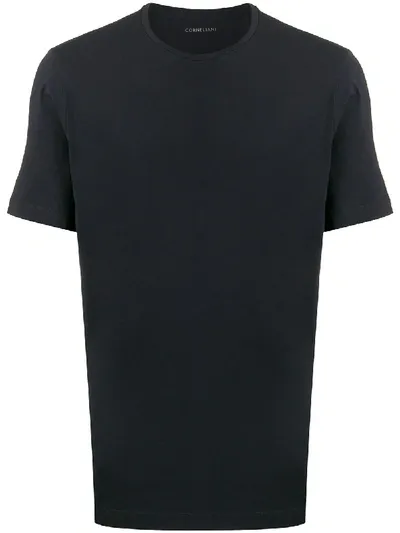 Corneliani Crew Neck T-shirt In Blue