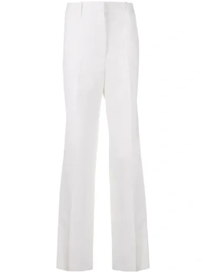 Victoria Beckham Tailored Straight-leg Trousers In White