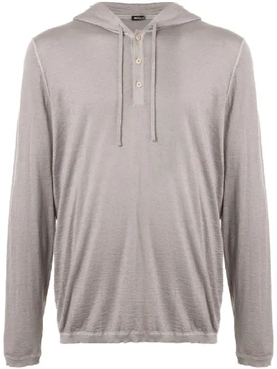 Kiton Kapuzenpullover Mit Kordelzug In Grey