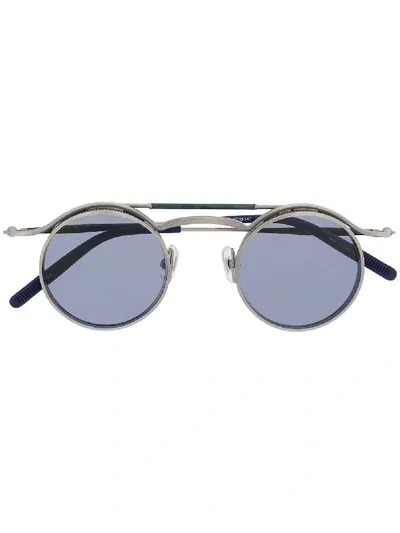 Matsuda 2903h Round-frame Sunglasses In Blue