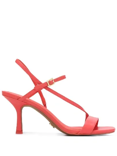 Michael Michael Kors Tasha Strappy Sandals In Orange