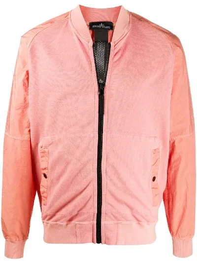 Stone Island Shadow Project Classic Fit Bomber Jacket In Pink