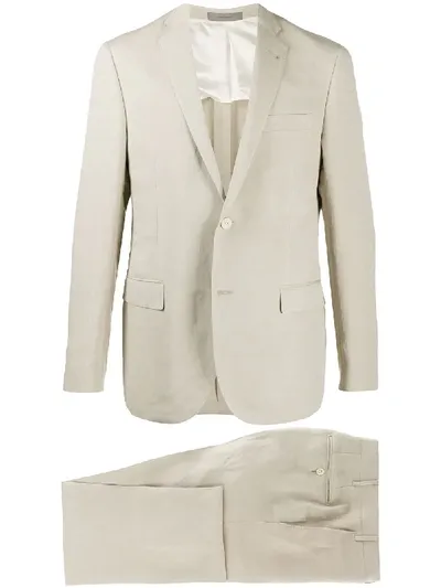 Corneliani Two-piece Tailored Suit In Neutrals